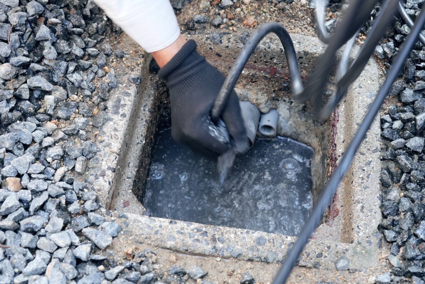 生活排水配管洗浄の画像